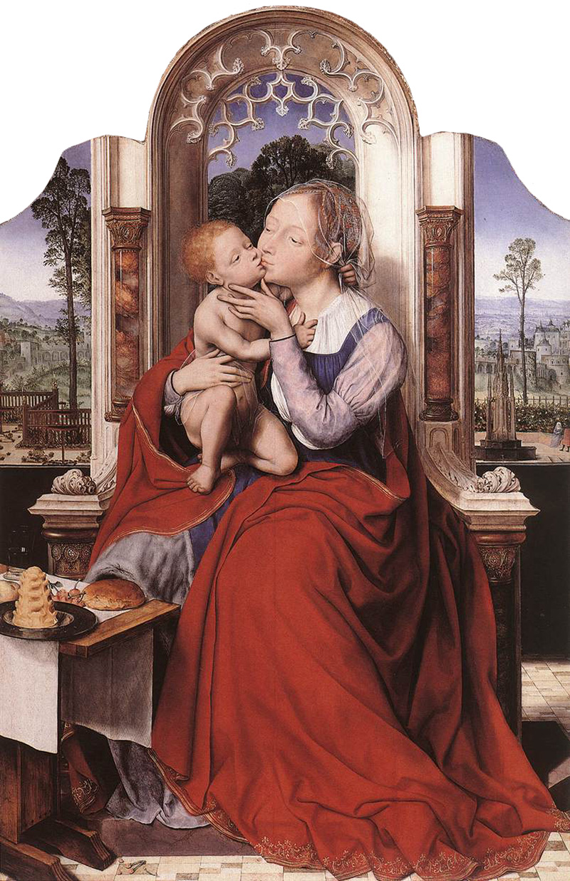 virgin enthroned